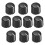 80Pcs Potentiometer Control Knobs for Electric Guitar Volume Tone Knobs Black D Type 6mm 2