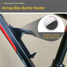 2X Bike Mount Hidden Water Bottle Holder, Universal MTB Road Bike Anti-Theft GPS Tracker, Waterproof