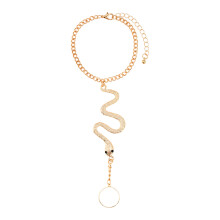 (Gold) Snake Chain Bracelet - Stylish Alloy Party Jewelry