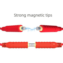 12 Peça Cabos de Teste Magnéticos Silicone Macio Fios de Teste de Jumper Flexível 30VAC 5A 3.3Ft T10005 Sensores Interruptores