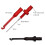 2X Multimeter Test Leads Kit Digital Electrical Test Probes Set with Alligator Clips Test Tweezer Wire-Piercing 8