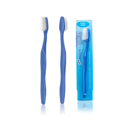 Addis 3x Wisdom Smokers Toothbrush Extra Hard Bristles 1