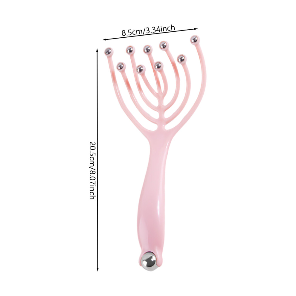 Dachuang Beauty (Nine Claw Pink) 9-Claw Scalp Massager For Hair & Head Care