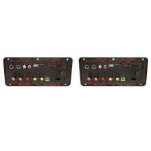 2X Bluetooth5.0 Audio 300W Versterkerkaart D300 Subwoofer Dubbele Microfoon AMP Versterker Module Auto Mediaspeler US-Stekker