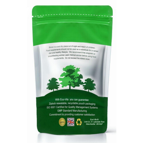 ECO|VITS Calcium Citrate 1000mg 60 Tablets Highly Absorbable Form for Strong Bones 1