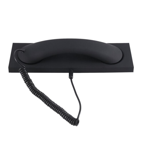 2X Receptor de Telefone Retro Universal Handset Smartphone Chamada Headset Microfone de Telefone Fixo de 3,5 mm 2
