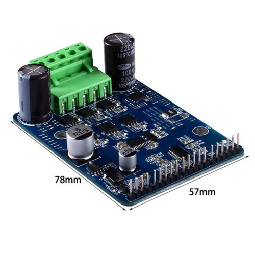 2X BLDC Three Phase  Brushless Motor Controller High Power 1600W Hall Motor Control Driver Board Motor Regulator