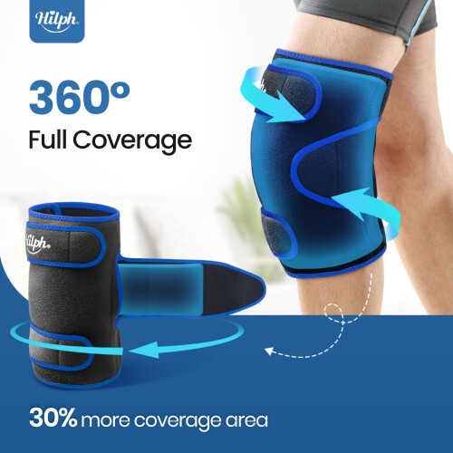 Hilph Knee Ice Pack Wrap Reusable Ice Pack for Knee Replacement Surgery 1