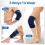 Hilph Knee Ice Pack Wrap Reusable Ice Pack for Knee Replacement Surgery 4