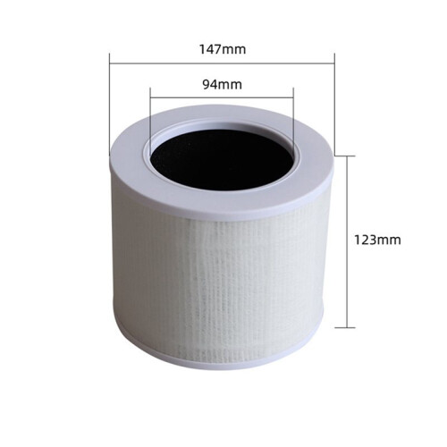 2X Filter for LEVOIT Core  Air Purifier Filter 3-in-1 High-Efficiency Activated Carbon, Core -RF -P 2