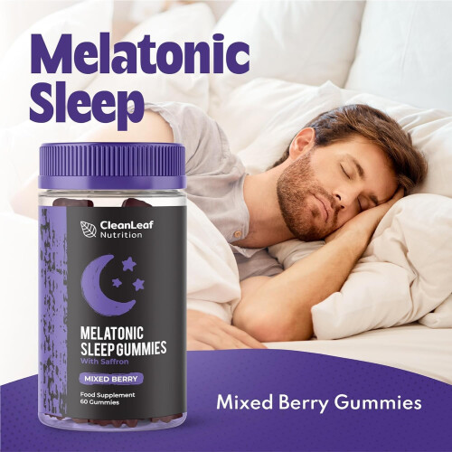 Twin Pack Natural Sleep Support Gummies for Adults | Formula for Restful 2