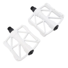 Aluminum Alloy Double Side Cycling Pedal for Mountain & Road White