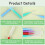 iCovalescent 80 Pcs Interdental Brushes, Teeth Cleaner, Tooth 4