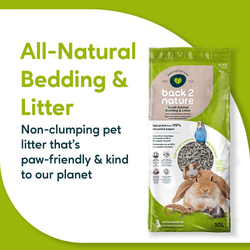 Back 2 Nature Bedding/Litter, 10L, Recycled Paper 1