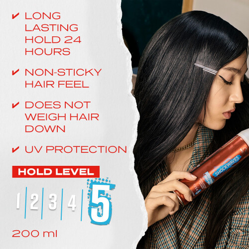 Shockwaves Ultra Strong Hold Mousse 200 ml 1