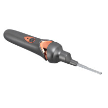 LED Lighted Electric Ear Cleaner Vacuum Remover 200mAh Gray