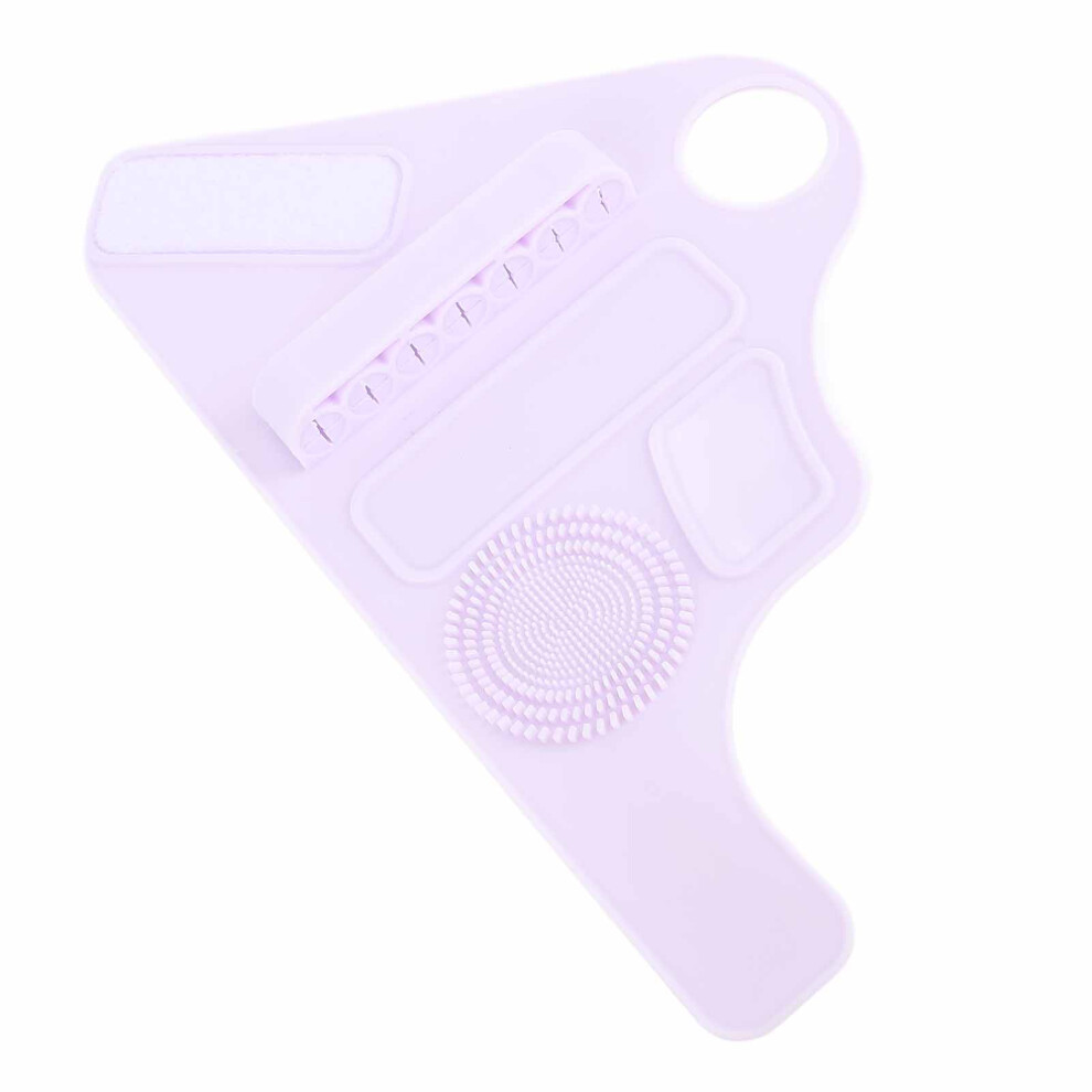 Purple Silicone Makeup Palette Wristband Hand Strap 14X24cm