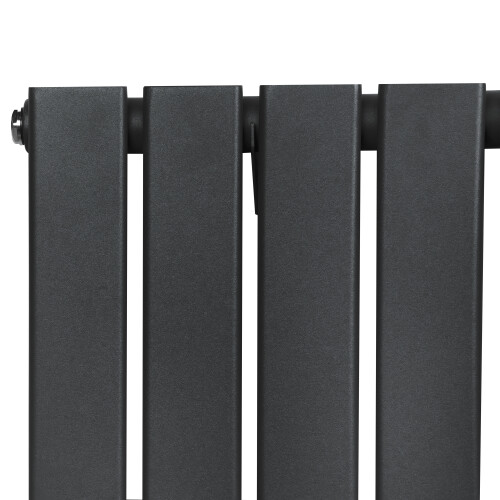 Flachheizkörper & Ventile – 1800mm x 420mm – Anthrazitgrau 2