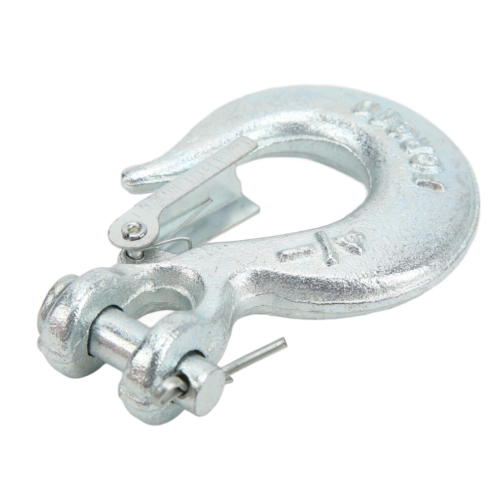 1/4In G70 Clevis Slip Hook With Safety Latch For Trailer Towing Chains 9361391254412