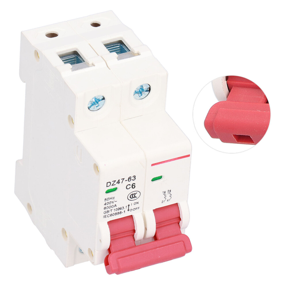2P Breaker 6A 400V Visual