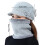 (Gray) Warm Plush Beret Hat with Neck Warmer 2