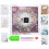 Diamond Painting Kit Flower Pattern Clock 35x35cm Wall Decor 3