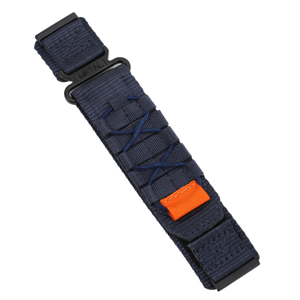 24Mm Midnight Nylon Watch Strap For Spartan Hr Baro/7/9/D5i Blue 6901391257254