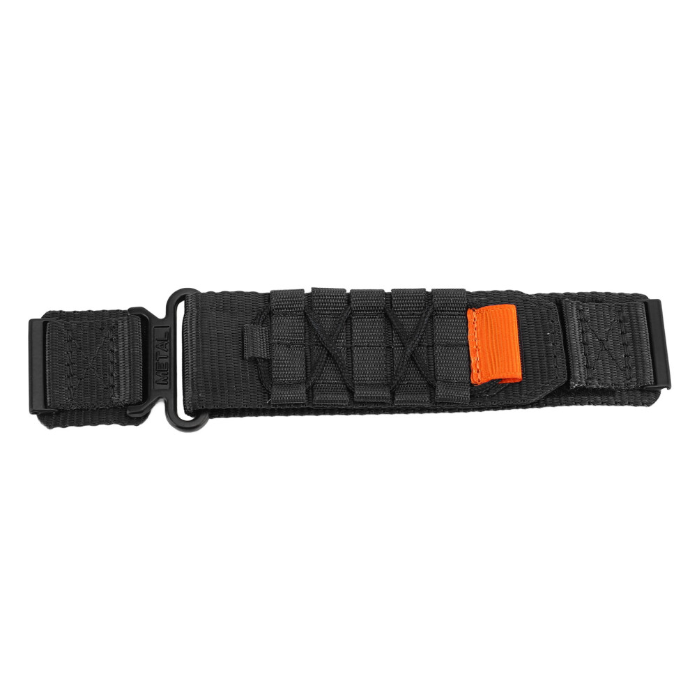 Nylon Watch Strap 24Mm For Spartan Hr Baro/7/9/D5i Black 3711391257368