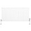 (White, 600mm x 1190mm) Flat Single Column Radiator Modern Designer Panel with Valves 2