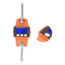 300 kg / 660 lb Elektronische Aluminium-Kranwaage mit Haken, Orange