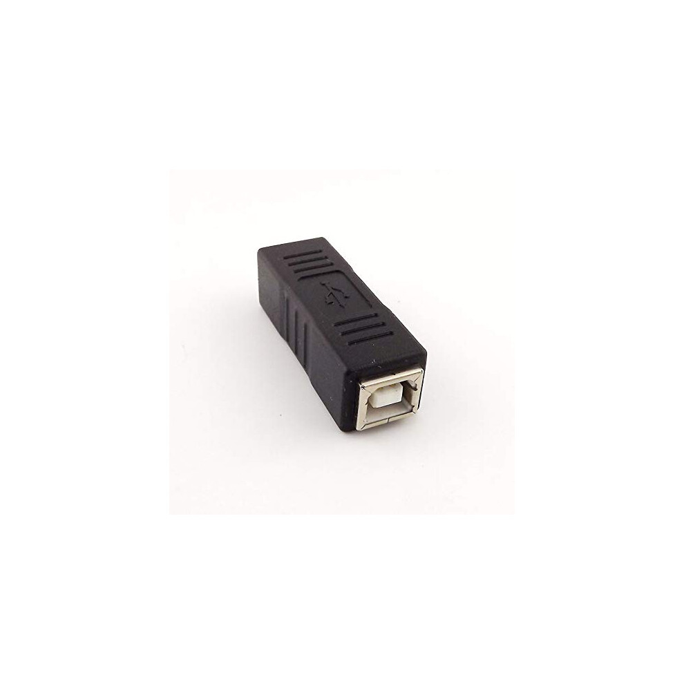 Usb 2.0 Type B Female To Female Adapter Speed Data Transfer For Printer And Scanner Black 9073542761617