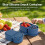 (Blue) Foldable Leak-Proof Silicone Sauce Box 4