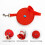 Edipets Training Lead, Strong Tape, Nylon, 5m, Red 4