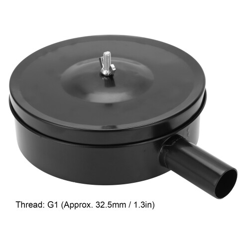 Luftkompressor-Geräuschdämpfer Ansaugabsorber 150 mm G1 Gewinde Schalldämpfer 1