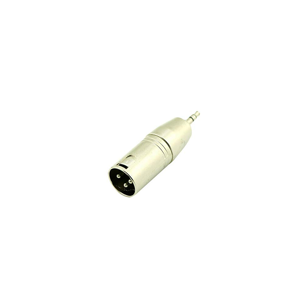 Xlr 3 Pin Male To 3.5Mm Stereo Male Adapter For Mic Or Amp, Nickel Plated, Reliable Signal Transfer 9073542761631