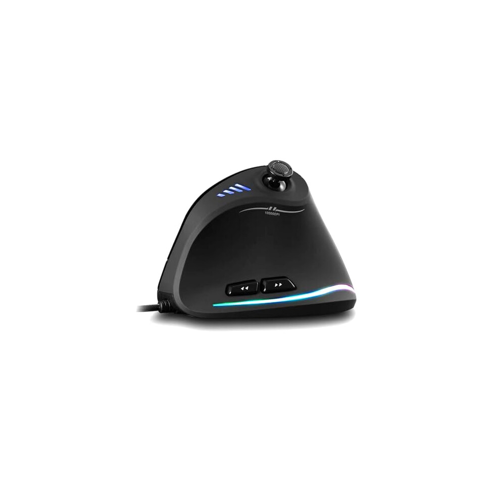 Vertical Gaming Mouse With Joystick, Ergonomic Design, Programmable 10000Dpi For Pc Gamers 9330225072171