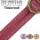 Ancol Ancol Timberwolf Leather Collar Raspberry, 45-54 cm, Size 6 4