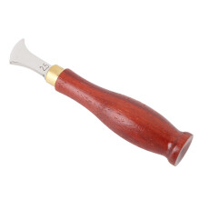 2.5mm Leather Edge Crimper Wooden Handle – Lightweight Leather Creaser for Crafts