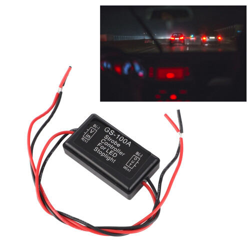 Flash Strobe Controller LED Brake Light IP65 for Cars & Motorcycles 1