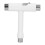 Skate Tool MultiFunction Portable Skateboard Hardware Kit TType Hex Keys White 12