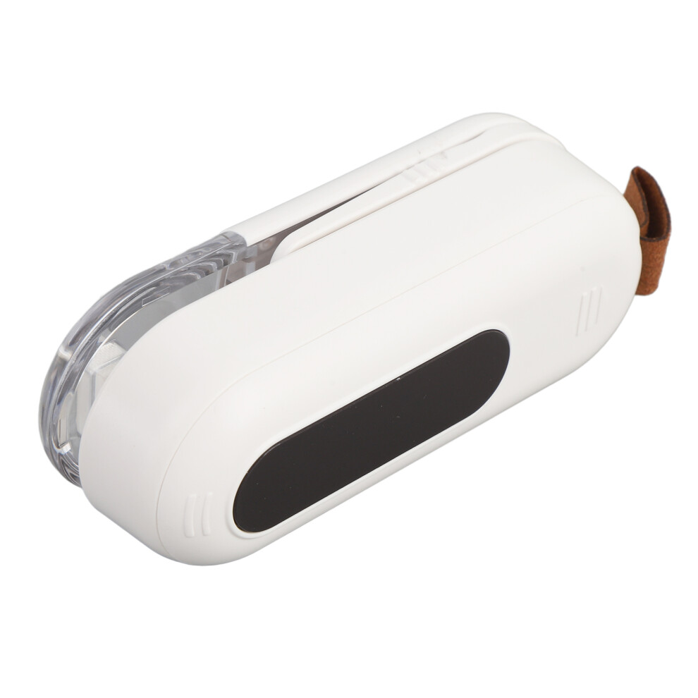 Mini Bag Sealer & Cutter White, Battery Operated, Handheld