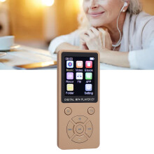 Wireless Bluetooth MP3 Player 1.8" Screen 5H Playback, Gold