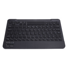 Wireless RGB 10" Portable Keyboard for Android & Win Tablets, Black
