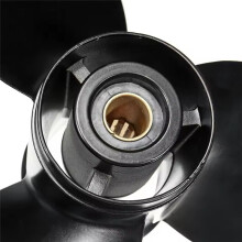 Dla 20-30HP 58100-96420-019 10 1/4 X 11 Śruba Napędowa Łodzi Zaburtowej 10 Zębów Wielowypustowych Obrót w Prawo 3 Łopatki Czarny