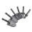6Pcs Copper Pipe Expander Set for HVAC, Sizes 1/4-7/8 Inch 6