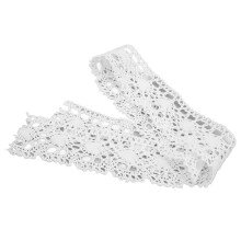 Cotton Lace Ribbon 4cm Wide 10Yards for DIY Home & Fashion Decoration White