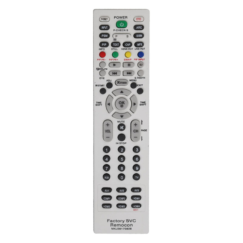 Replacement Remote Control Mkj39170828 For Lcd Led Tv, Intuitive Button Layout And Reliable Ir Response 9092120245325