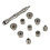 Diamond Microdermabrasion Tips Set with Handle for Face & Body 1