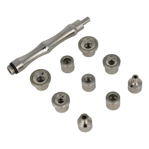 Diamond Microdermabrasion Tips Set with Handle for Face & Body