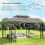 Outsunny Techo de Repuesto Marrón 400 x 300 cm 3